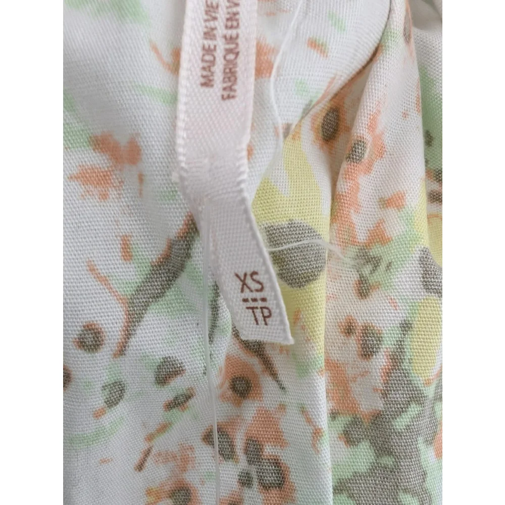 NWT Free People Let The Sunshine In Mini Dress Sz XS Floral Coquette Cottagecore